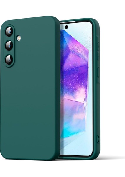 Samsung Galaxy A16 Kılıf Lansman Içi Kadife Silikon + Ekran Koruyucu