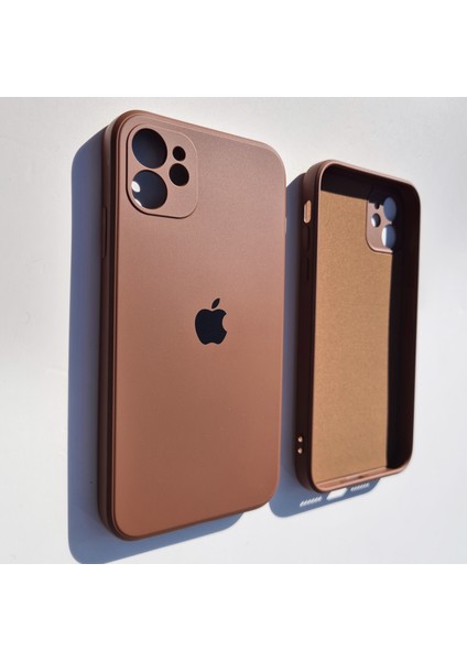 iPhone 11 Uyumlu Köşeli Kalıp ( 12 Görünümlü ) İçi Kadife Silikon Kılıf