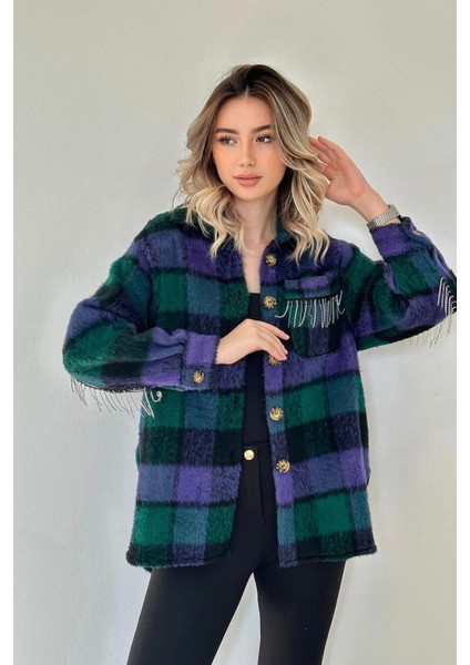 Buklet Cepli Zincir Taşlı Gömlek