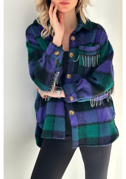 Buklet Cepli Zincir Taşlı Gömlek modelleri