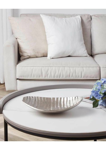 427012 "Forleyet" Alüminyum Dekoratif Kase 26cm Uzunluğunda