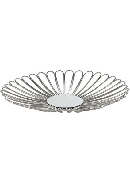 427018 "Ueda" Metal Krom Dekoratif Kase 40,5cm Çapında modelleri