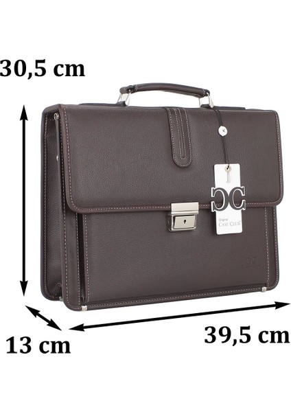 Kahverengi Klasik Evrak Model Erkek 15.6 Inç Laptop Çantası fiyatları