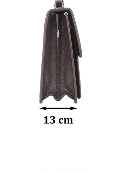 Kahverengi Klasik Evrak Model Erkek 15.6 Inç Laptop Çantası modelleri