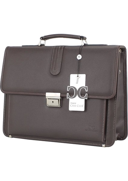 Kahverengi Klasik Evrak Model Erkek 15.6 Inç Laptop Çantası fırsatları