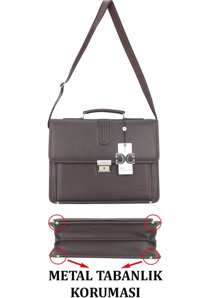 Kahverengi Klasik Evrak Model Erkek 15.6 Inç Laptop Çantası indirimleri