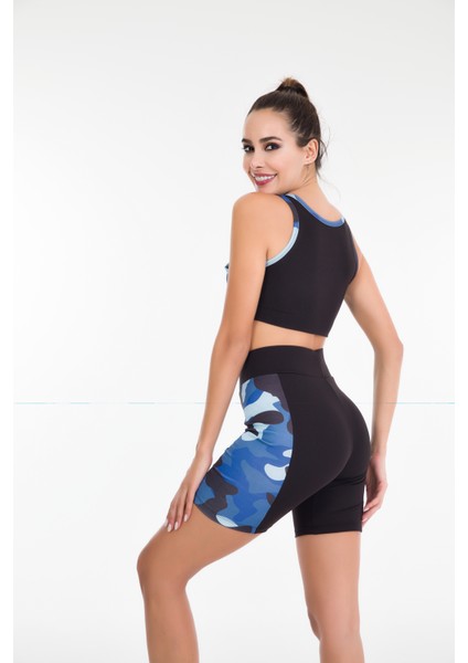 Siyah Mavi Şortlu Sporcu Takım fiyatları