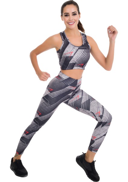 Gri Çizgili Sporcu Takım