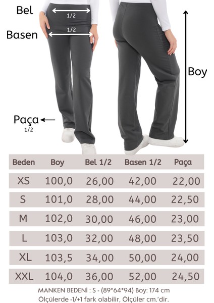 Pamuk 2 Iplik Lycra Eşofman Alt-Füme indirimleri