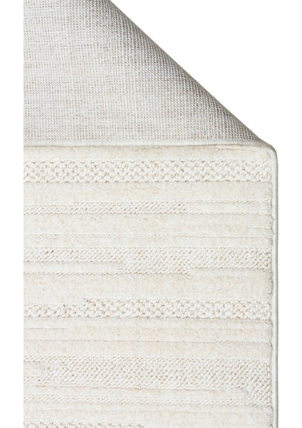 Joy 01 White Etnik Desenli Halı