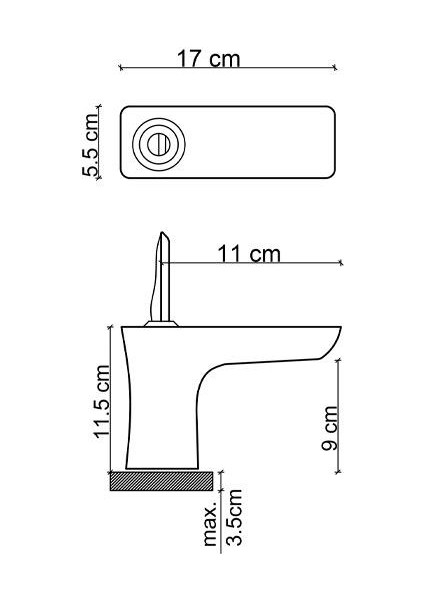 FK-5111 Krom Lavabo Bataryası