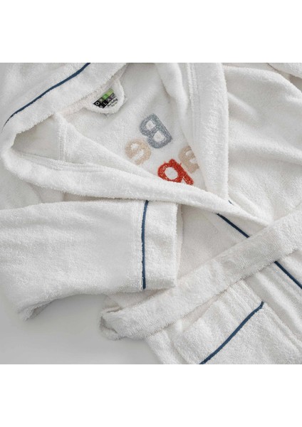 Be Happy Erkek Çocuk Bornoz Krem/lacivert fırsatları