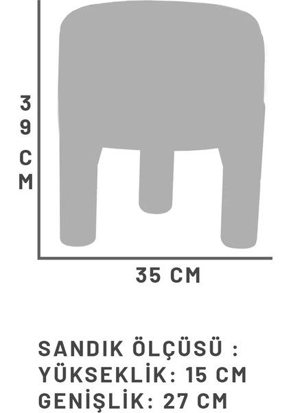 Liva Bohem Sandıklı Puf, Beyaz