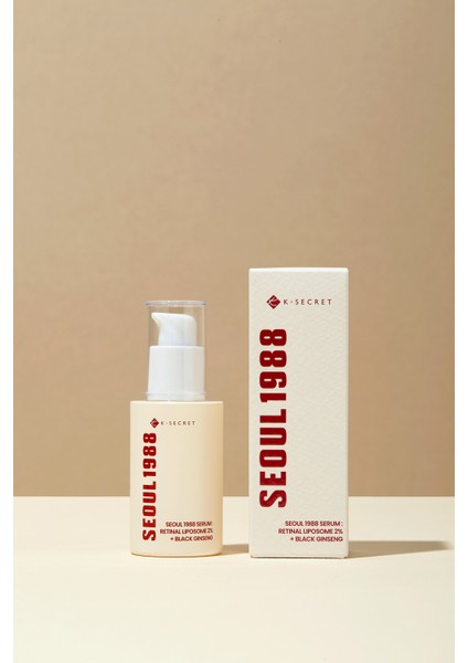 Ksecret Seoul 1988 Serum: Retinal Liposome 2% + Black Ginseng, 30ML-GINGSENG ve Retinal Içeren Serum fırsatları