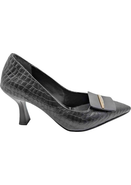 Starchic Kadın Suni Deri Stiletto - Starchic - Siyah - 38