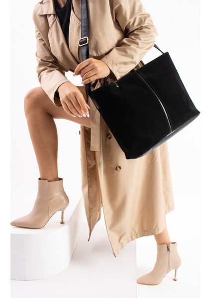 By Eduu Süet Saddle El Kol Omuz Çantası modelleri