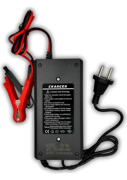 Ortec 12V 6A Motorsiklet, Araba Akıllı Akü Şarj Cihazı fırsatları
