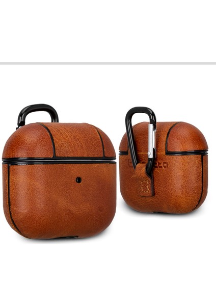 Juni Apple Airpods 3.nesil Uyumlu Deri Kılıf TN11 Taba indirimleri