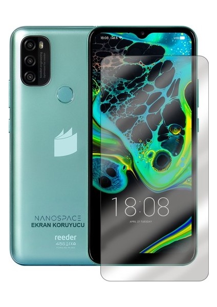 Reeder P13 Blue Max Pro 2021 Nano Kırılmaz Cam Ekran Koruyucu
