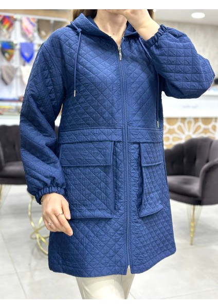 Kapüşonlu Kapitone Kap
