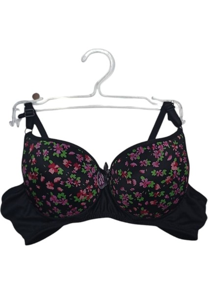 Çiçek Desenli Dolgulu Balenli (Telli) Sütyen