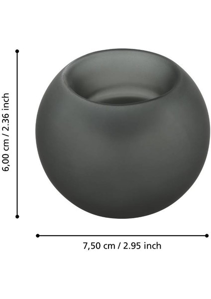 422289 "bezamby" Siyah Dekoratif Mumluk 6 cm Yüksekliğinde modelleri