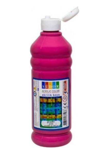 500 ml Akrilik Boya Yarım Litre Büyük Boy