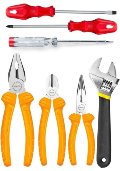 Pense Tornavida Kurbağacık Seti 7 Parça