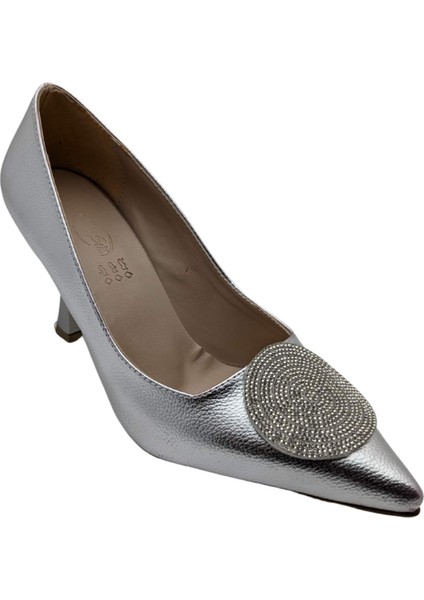 Rosella Heels Kadın Abiye Stiletto - Rosella Heels - Gümüş - 40 modelleri