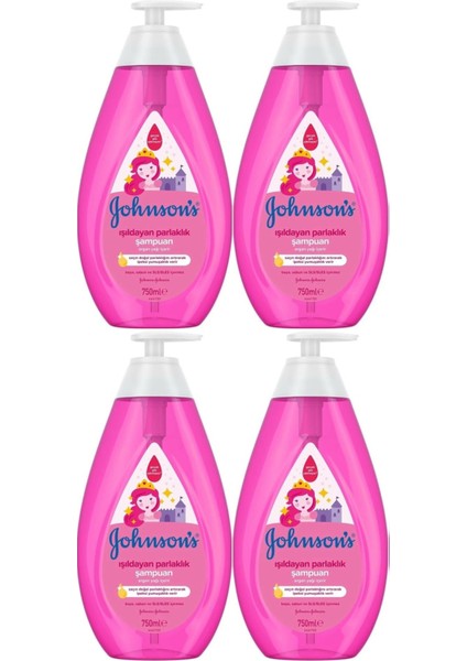 Baby Bebek Şampuanı 750ML Işıldayan Parlaklık (4 Lü Set)