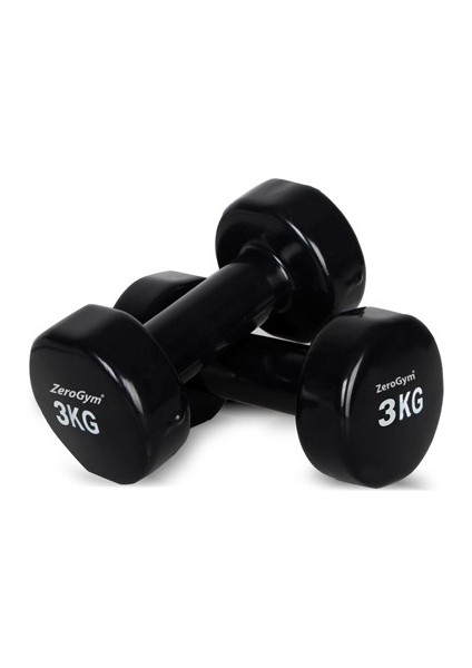 Zerogym Vd3 Vinyl Demir Dambıl 3kg 1 Adet