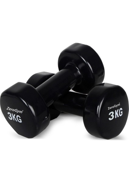 Zerogym Vd3 Vinyl Demir Dambıl 3kg 1 Adet