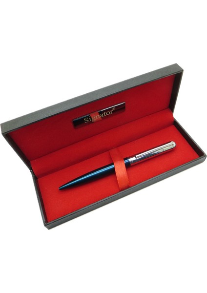 ® T630 Mavi Krom Tükenmez Kalem | Isme Özel Kalem | Hediyelik Kalem