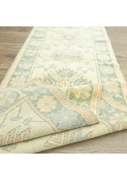 Madi Renkli El Dokuma Uşak Yolluk 79X270 cm