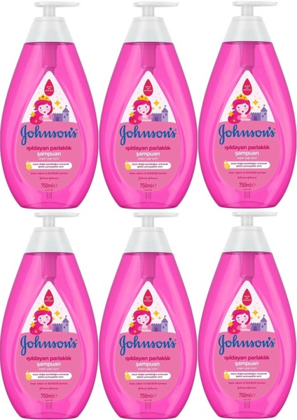 Baby Bebek Şampuanı 750ML Işıldayan Parlaklık (6 Lı Set)