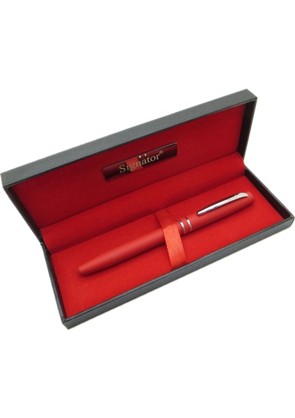 ® T569 Kırmızı Krom Roller Kalem | Isme Özel Kalem | Hediyelik Kalem