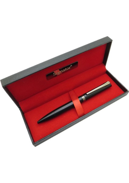 ® T476 Mat Siyah Metal Tükenmez Kalem | Isme Özel Kalem | Hediyelik Kalem