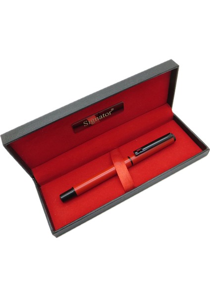 ® T598 Kırmızı Roller Kalem | Isme Özel Kalem | Hediyelik Kalem
