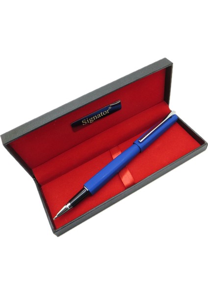 ® T538 Mat Mavi Krom Roller Kalem | Isme Özel Kalem | Hediyelik Kalem fiyatları