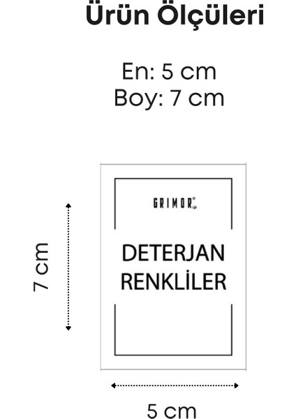 4 Lü Sıvı Toz Tablet Deterjan Etiketi- Deterjan Düzenleyici Sticker Etiket