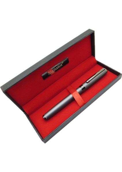 ® T441 Mat Füme Roller Kalem | Isme Özel Kalem | Hediyelik Kalem
