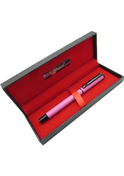 ® T412 Pembe Roller Kalem | Isme Özel Kalem | Hediyelik Kalem