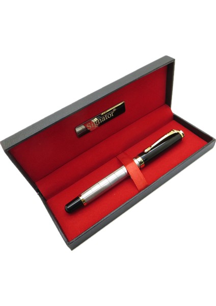 ® T439 Saten Siyah Roller Kalem | Isme Özel Kalem | Hediyelik Kalem