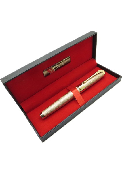 ® T420 Golden Bazalt Roller Kalem | Isme Özel Kalem | Hediyelik Kalem