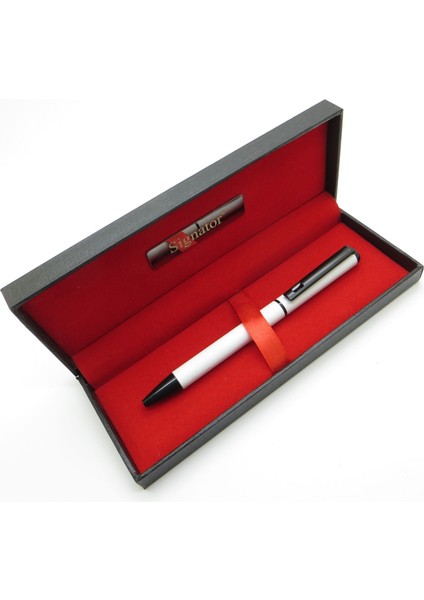 ® T419 Beyaz Tükenmez Kalem | Isme Özel Kalem | Hediyelik Kalem