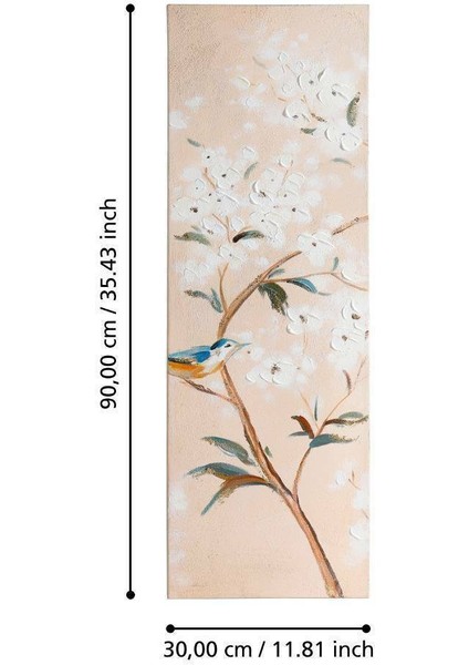 423125 "Alamınos" Ahşap 90x30cm Dekoratif Resim fiyatları