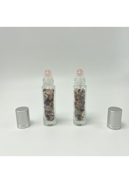 Sertifikalı Çakra Doğal Taş Esans Şişesi ve Roller Masaj Aleti 10ML fiyatları