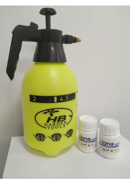 2 Adet Iona 10 Cs 50 ml Haşere Ilaci ve 1 Adet Pompa