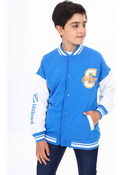 Erkek Çocuk Baskılı Kolej Hırka