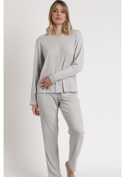 62624 Gri Pjama Takımı